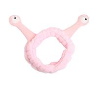 Women Girls Wash Face Plush Headband Cartoon Snail Antenna Eyes Hair Band Turban