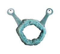 Women Girls Wash Face Plush Headband Cartoon Snail Eyes Hair Band Turban