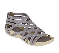 Women Gladiator Sandals Ladies Wedges Gladiators Sandal Cross Straps Shoes with Arch Support Open Toe Sandals Womens Hiking Sandals Orthopedic Back Zip Slipper Slides Walking Flat Summer Outdoor