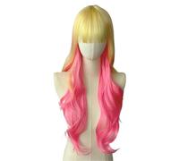 Women Gradient Wig For Women, Big Wave Long Curly Hair, Fluffy Head Cover Suitable For Various Occasions Party