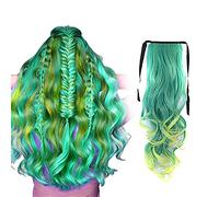 Women Green Wig Long Black Ladies Wigs UK Real Hair for Older Women Bob Synthetic Glueless Black Bob Wig With Fringe 70S Funny Anime Cosplay Party Wigs 4 inch