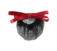 Women Hair Bun Cover Hair Net, Bowknot Hair Net Ponytail Clip Accessories