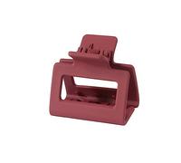 Women Hair Claw Hollow Out Solid Color with Teeth Anti-slip Strong Claw Hair-fixed Anti-break Frosted Oblong Shape Lady Hair Grip Hair Accessories Valentine's Day/Christmas/Birthday Gifts (Wine Red)