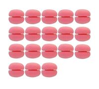 Women Hair Curlers Set Curler Sponge Ball 6/12/18/24 Pcs No Heat Overnight Curling Rollers for Short Long Easy-to-use Styling Tool Portable Pink 18pcs