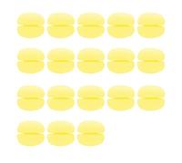 Women Hair Curlers Set Curler Sponge Ball 6/12/18/24 Pcs No Heat Overnight Curling Rollers for Short Long Easy-to-use Styling Tool Portable Yellow 6pcs