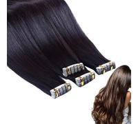 Women Hair Patch, Human Straight Wig, Clip-in Nano Contactless Hairpieces for Gathering, Performance, Daily, Wedding, Costume