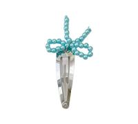 Women Hairpins Hair Clip Bowknot Shape For Kid Stage Flickering Pearls Simple Bowknot 2000s Girls Headdress Hair Barrettes For Women