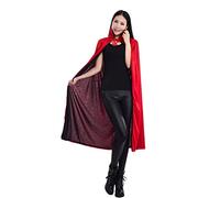 Women Halloween Costume Cloak Witch Cape Vampire Fancy Dress Costumes Medieval Cosplay Robe Cloak for Ladies Girls Devil Witch Wizard Magician Vampire Halloween Christmas Cosplay Fancy Dress 120cm