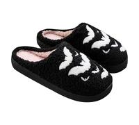 Women Halloween pooky Skellington Slippers Memory oam rch Support Breathable ink Slipper Fall Cozy Wear Halloween Christmas Holiday Slipper House Bedroom Shoes Bronze