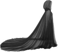 Women Halloween Witch Grim Reaper Costume Tulle Drama Vampire Ghost Witches Cloak Cosplay Wedding Cape Elf Bridal Dress Robe