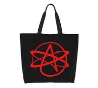 Women Handbag Atheist Symbol Womens Tote Bag Waterproof Shoulder Bags Lightweight Shopping Bags, For Christmas, Wedding, Daily, 50x40cm
