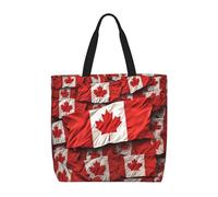 Women Handbag Canadian Flag Travel Tote Bag Waterproof Ladies Purse Large Capacity Crossbody Bags, For Graduation, Swim, Daily, 50x40cm