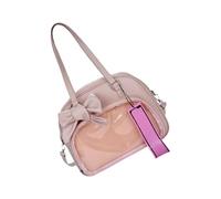 Women Handbag Lovely Bows Itabag Japanese Styles Crossbody Bag PU Leather Shoulder Bag For Pin Display Women Lovely Bows Itabag Fashion Shoulder Japanese Styles Crossbody