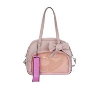 Women Handbag Lovely Bows Itabag Japanese Styles Crossbody Bag PU Leather Shoulder Bag For Pin Display Woman Shoulder Pu Leather Messenger Itabag Lovely Bows Crossbody