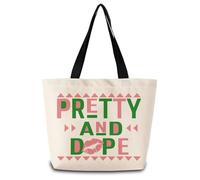 Women Handbag Pretty & Dope Ladies Shopping Shoulder Bag Large Capacity Shoulder Bags Waterproof Beach Travel Bags, For Daily, Wedding, Christmas, 50x40cm