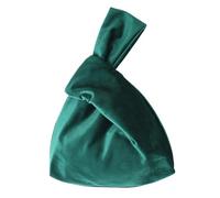 Women Handbag Totes Silk Satin Vintage Handbag All Match Tote Luxury Bags Travel Bags For Walks, Green, 21.5x33cm