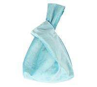 Women Handbag Totes Silk Satin Vintage Handbag All Match Tote Luxury Bags Travel Bags For Walks, Skyblue, 21.5x33cm