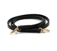 Women handlle Bag Strap Leather Replacement Straps Adjuster Bags Straps (Black,length60cm)