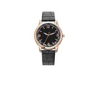 Women Hard Ladies Dial Belt Watch Quartz Work Two-Color Women's Inexpensive Watches for Men (B, One Size)