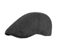 Women Hats for Winter Newsboy Cap Irish Hat for Men Flat Driving Cap Washable English Style Advanced Painter Hat Daily Wear Hat Animal Print Hat (Black, One Size)