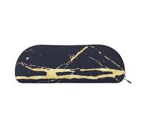 Women Hawaiian Surfer Wavy Print Cosmetic Bag Makeup Bag Travel Toiletry Bag, Marble (2), Taglia Unica