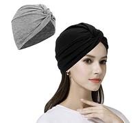 Women Head Scarf Hat Cotton Sleep Hat Stretchy Beanie Head Wrap Chemo Hat Hair Loss Night Sleep Cap for Ladies and Girls