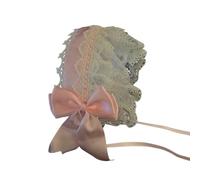 Women Headband Adjustable Headpiece Ruffled Lace And Bowknot Hair Band Accessories For Cosplay And Themed Parties