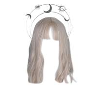 Women Headband Tiaras Bride Hair Harp Wedding Bridal Shower Crown Head Hoop Stage Party Prop Tiaras Headwear