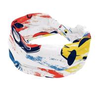 Women Headbands, Twist Knotted Hairband, Wide Hair Wrap, Non-slip Hairband, Colorful Speed Race Sportcars Pattern White Soft Stretchy Turban Head Bands for Girl