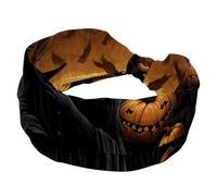 Women Headbands, Wide Hair Wrap, Halloween Scarecrow Twist Knotted Hairband, Non-slip Hairband, Soft Stretchy Turban Head Bands for Girl