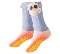Women Heated Socks, Cute Electric Heating Socks for Womens, 2025 Upgraded 4000mAh Battery Pack & Heating Element (Not Ski Socks)