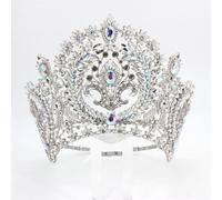 Women High End Miss Universe Crowns Wedding Party Hair Accessories 5