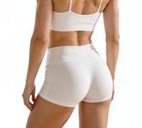 Women High Waisted Short Pants, Safety Short for Under Skirt, White Shorts