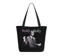 Women Holly Singer Buddy Tote Bag lightweight Shoulder Bag Large Capacity Reusable Grocery with Inner Pockets Zipper for Sport Travel Beach shopping