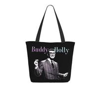 Women Holly Singer Buddy Tote Bag lightweight Shoulder Bag Large Capacity Reusable Grocery with Inner Pockets Zipper for Sport Travel Beach shopping
