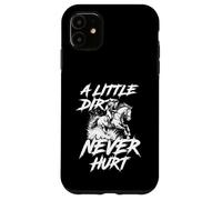 Women horse funny A little dirt never hurt horse for girls Case for iPhone 11