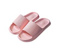 Women House Slippers Men Ladies Thick Soles Stepping Feeling Light Soft Soles Slipper Cloud Sliders Lovers Summer Home Non-Slip Slides for Shower Bathroom Pool Beach Indoor Outdoor Size 3.5-7.5