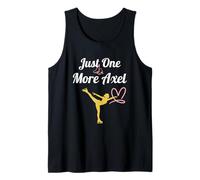 Women Ice Skating - Just One More Axel Figure Skating Tank Top