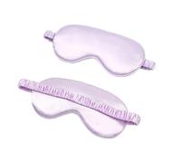 Women Imitated Silk Sleep Eye Mask Portable Travel Eyepatch Nap Eye Patch Rest Blindfold Eye Cover Sleeping Mask Night Eyeshade(Light Purple,4PCS)