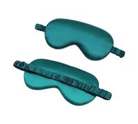 Women Imitated Silk Sleep Eye Mask Portable Travel Eyepatch Nap Eye Patch Rest Blindfold Eye Cover Sleeping Mask Night Eyeshade(Dark Green,4PCS)