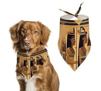 Women in Ancient Egypt Dog Bandana Washable & Adjustable Triangle Scarf, Breathable Pet Scarf for Small Medium Large Pets, Cute Fashion Pet Accessory