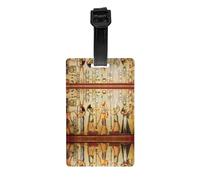 Women in Ancient Egypt Patterned Luggage Tags, Made of PVC, can be Hung on suitcases and toolboxes.