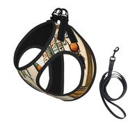 Women In Ancient Egypt Print Adjustable Harness Leash Set For Cats And Dogs, Soft Breathable Kitten Puppy Mesh Vest With Reflective Design, Escape-Proof Lead For Small Pets Walking Training