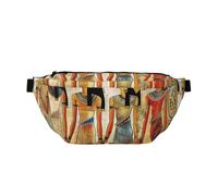 Women in Ancient Egypt Printed Fanny Pack Waist Bag for Men Women, Adjustable Bumbags Hip Bum Bag Travel Crossbody Bags Sports Running Hiking Belt Bag