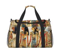Women in Ancient Egypt Printed Travel Duffel Bag, Large Capacity Carry On Hand Luggage Weekend Bag for Women Men Gym Weekend