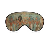 Women in Ancient Egypt Sleep Mask for Women Men, Soft Eye Mask with Adjustable Strap for Sleeping, Light Blocking Travel Blindfold for Nap Comfortable Eye Cover for Home Office