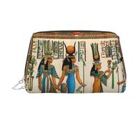 Women in Ancient Egypt Toiletry Pouch, Travel-Friendly Makeup Organizer for Makeup Brushes, Lipsticks