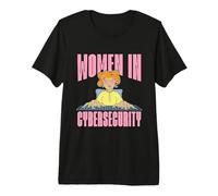 Women in Cybersecurity Engineer Programming Cybersecurity Premium T-Shirt