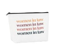 Women in Law Makeup Bag Lawyer Gifts for Women Cosmetic Bags College Graduation Gift for Classmate Lawyer Present for Lawyers Make Up Bags for Women (1 Pcs), Women in Law