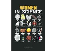 Women In Science Funny Chemistry, Biology, Physics, Math Graph Notebook: Graph Paper Notebook, Grid Paper for Math and Science Students, Quad Ruled 4x4 (110 Pages, 6x9)